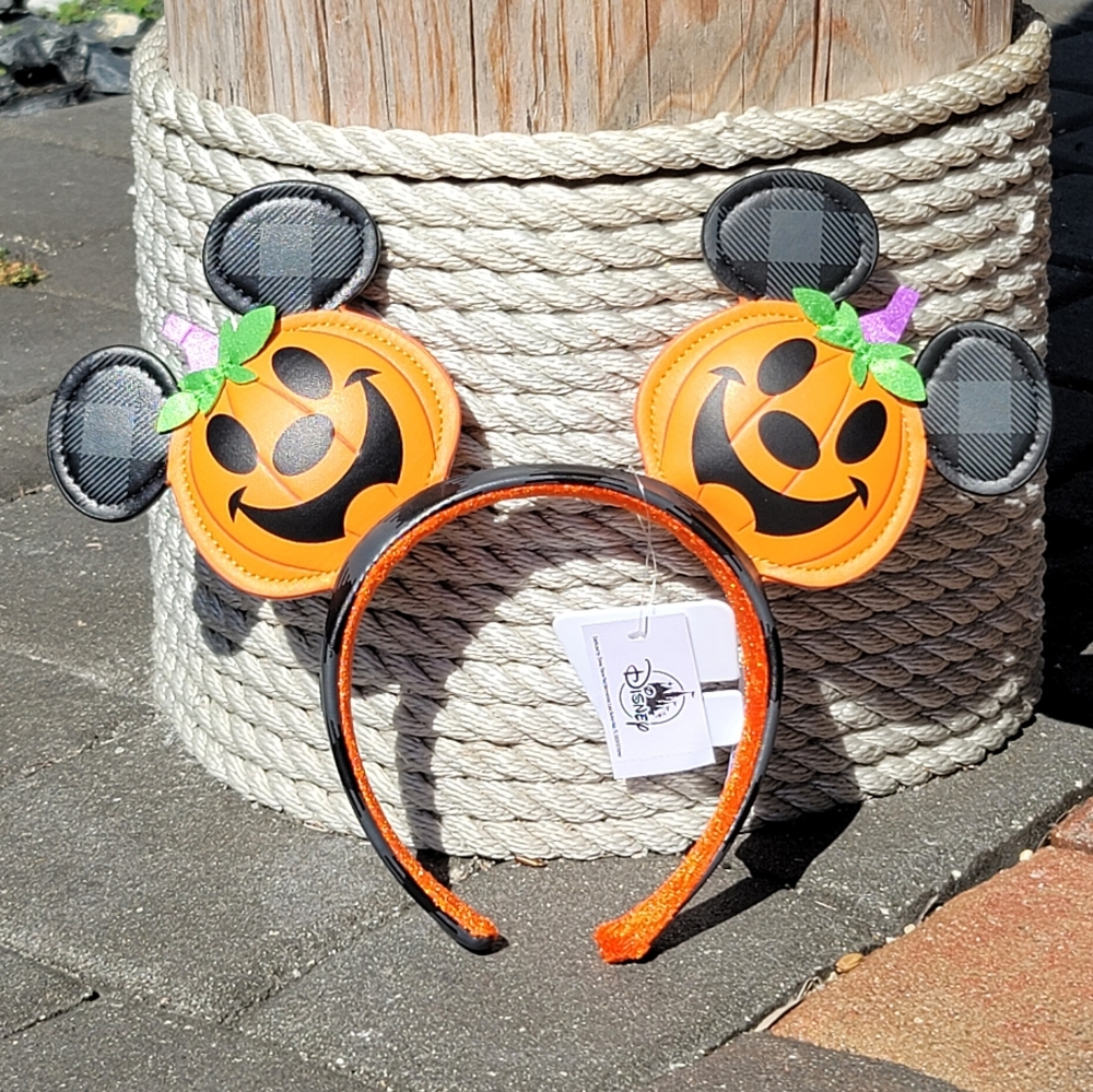 🎃2021 Disney Jack-o'-lantern Mickey Ears